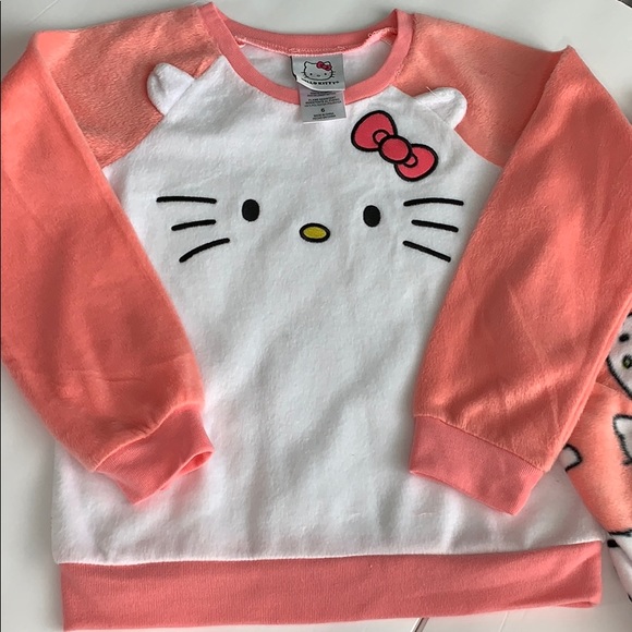 Hello Kitty Other - Hello Kitty PJ set. Sz 6. NWOT. 3 piece set!